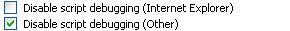 Habilitar depuración de scripts en IE