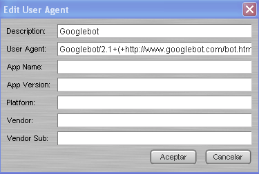 Google Bot User Agent