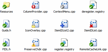 TortoiseSVN icon overlays