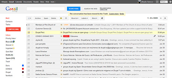 Probar el nuevo diseño de Gmail